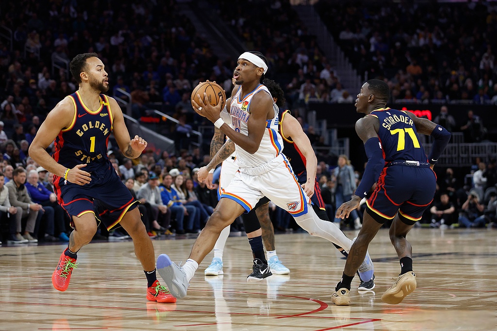 关于NBA常规赛勇士客场102-126惨败雷霆亚历山大28+11库里复出仅得11分的信息  第1张