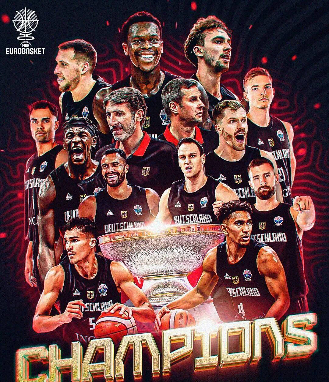 德国男篮欧锦赛小组赛场均净胜32.8分创56年来最高纪录的简单介绍 第1张 德国男篮欧锦赛小组赛场均净胜32.8分创56年来最高纪录的简单介绍 第1张