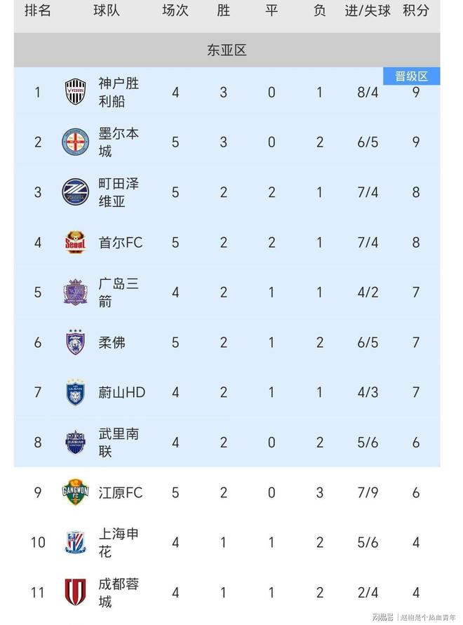 包含亚冠东亚区最新积分排名中超三队均位列淘汰区的词条  第1张